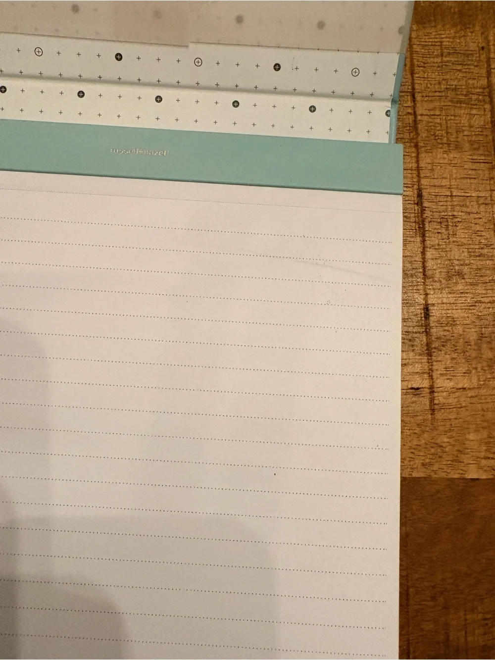 Russell + Hazel Vegan Leather Paper Bloc Notes journal notebook diary